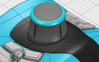 Closeup of Surface Modelling Training