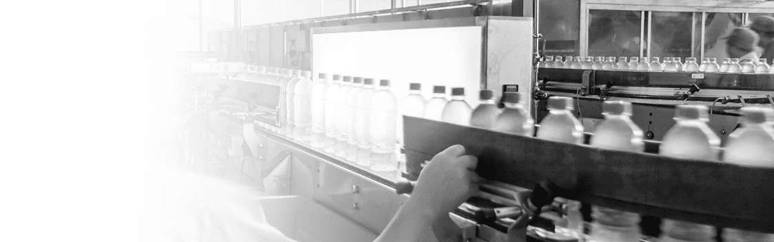 Bottles on a Factory Line